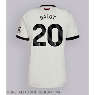 Camiseta Manchester United Diogo Dalot #20 Tercera Equipación Replica 2024-25 mangas cortas Camiseta Manchester United Diogo Dalot #20 Tercera Equipación Replica 2024-25 mangas cortas